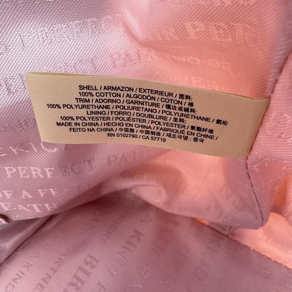 Kate Spade Bridal Tote Storybook Lining with Kate Spade Pink Dust Bag - Picture 8 of 11